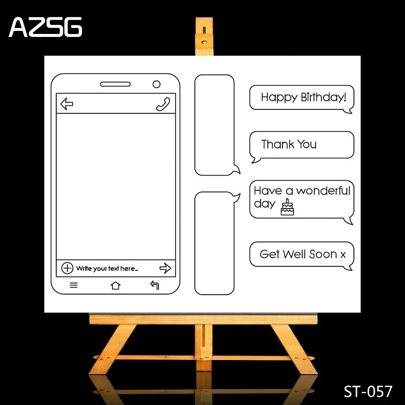 Пресс формы AZSG для сотового телефона прозрачные штампы/печать скрапбукинга