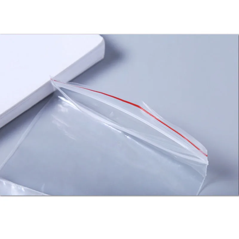 Упаковочный мешок Прозрачный Закрывающийся целлофановый OPP поли Малый с