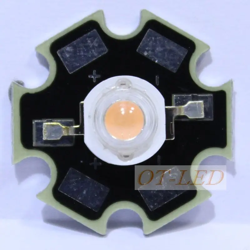 50 шт. светодиодные ламсветильник для роста растений 3 Вт 400 нм 840 нм|led chip|led 3wchip led |