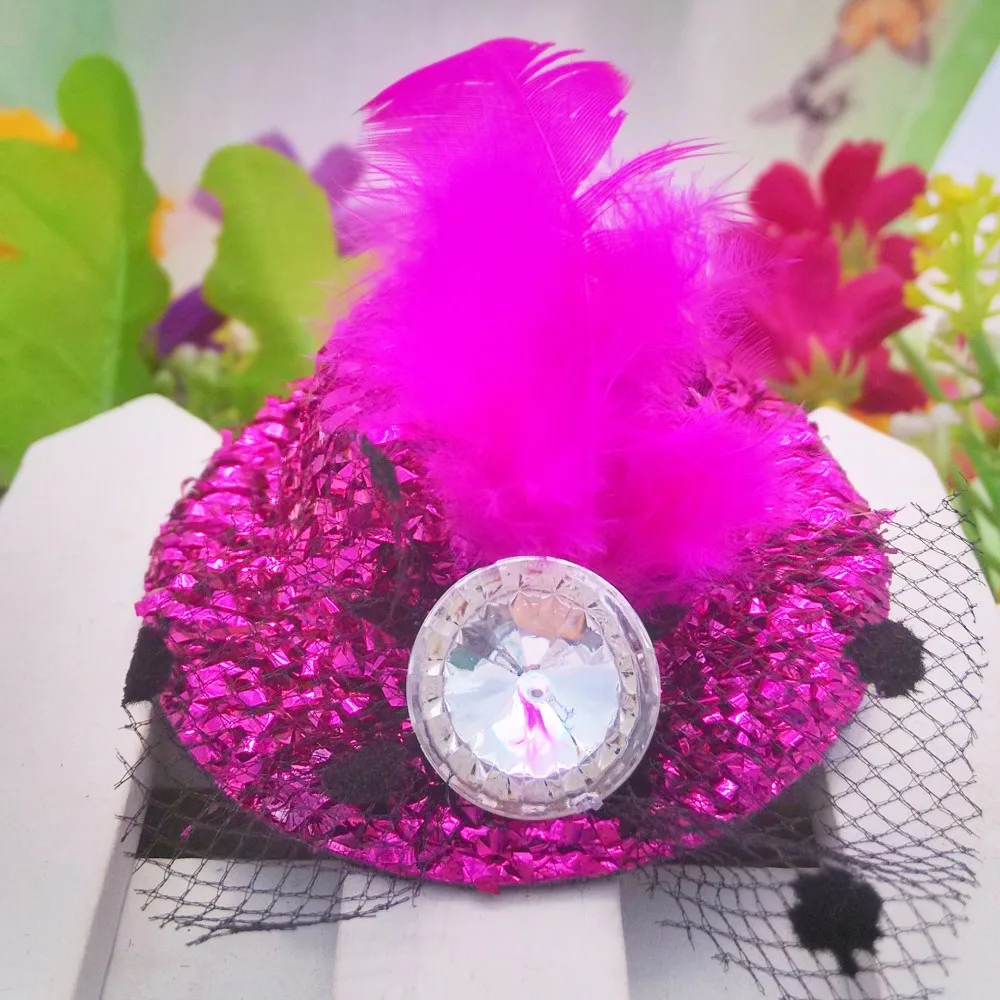 M MISM Fashion Hat Shape Hairpins Children Headdress Beautiful Flower Decoration Hair Clip for Party Girls Gift Accessories | Детская