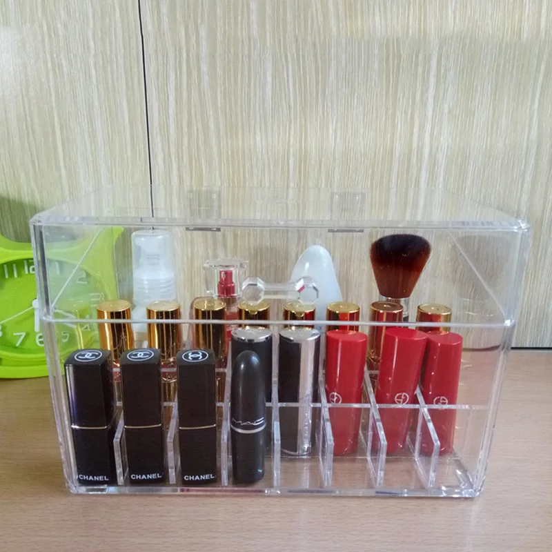Прозрачная акриловая пластиковая вешалка для лака ногтей держатель помады