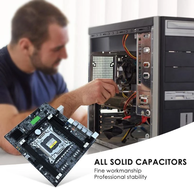 X79 E5 настольный компьютер материнская плата Lga 2011Pin 4 канала Recc игровая платформа