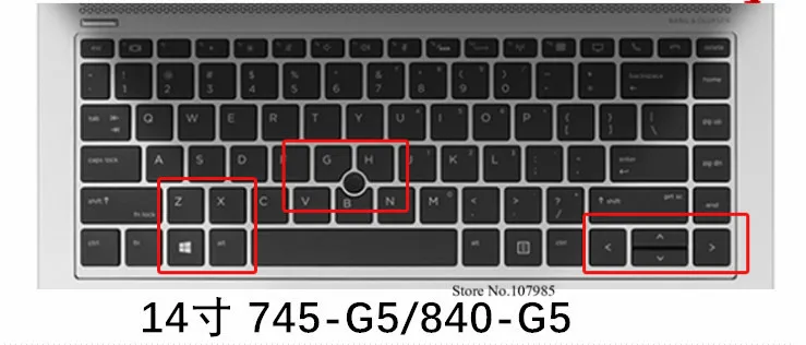 14 дюймов Чехол для клавиатуры ноутбука Защитная крышка для hp EliteBook 745 G5 EliteBook 840 G5 ZBook 14u G5