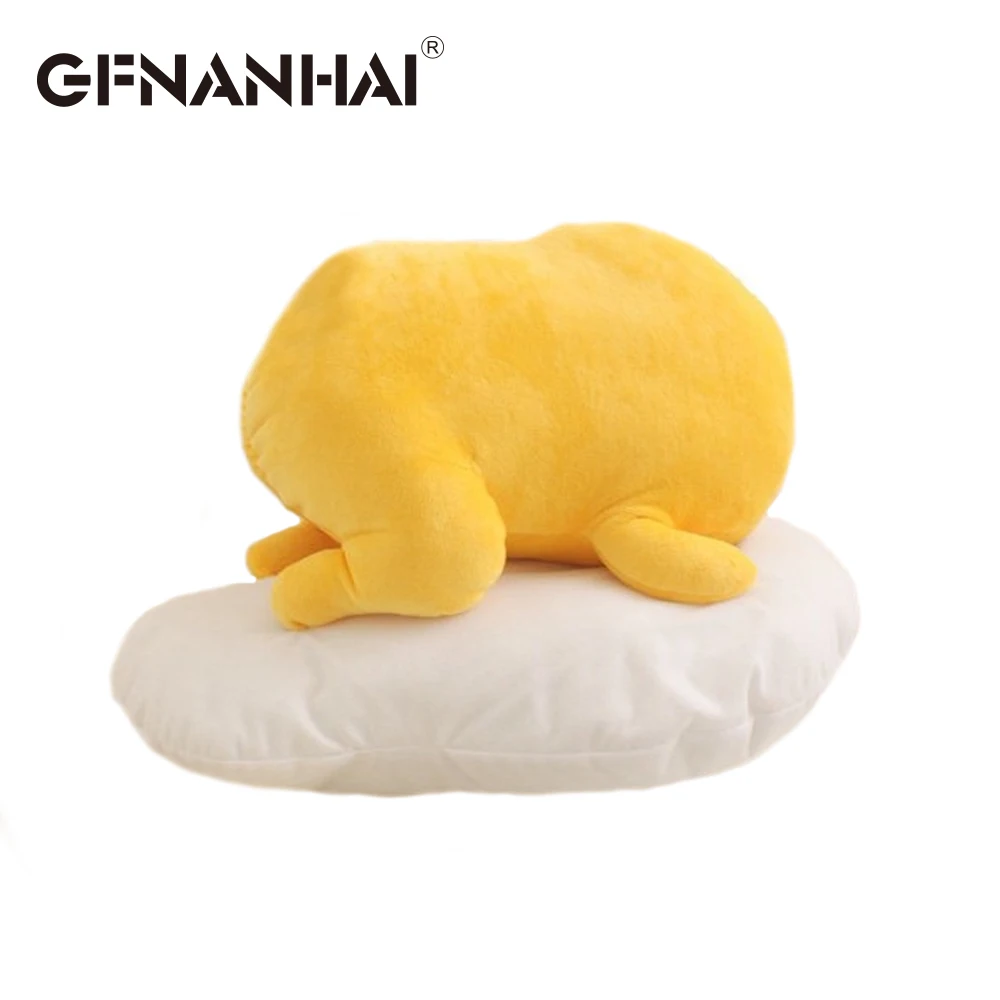 1 шт. 40*30 см милые японские Gudetama Lazy eggs плюшевые игрушки мягкие яичный желток плюшевые подушки для детей подарок на день рождения