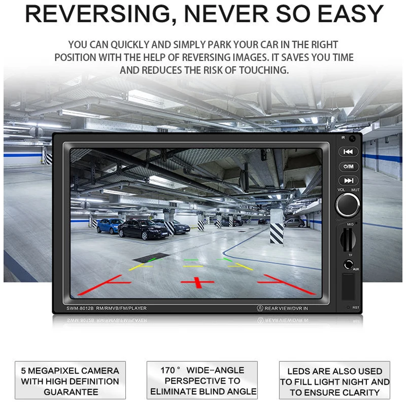 Автомобильный MP5 плеер Поддержка Bluetooth Голосовая задняя панель с приоритетом