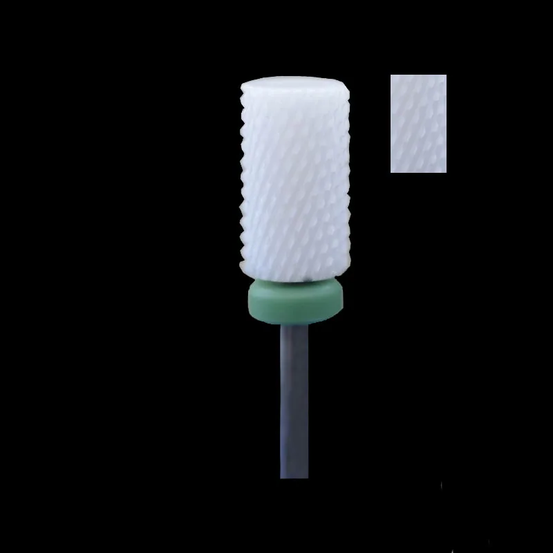 

1pcs White Ceramic Nail Drill Bit - Large Barrel Bit C