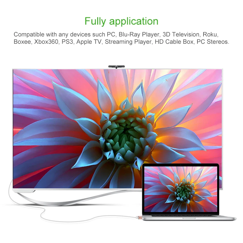 Кабель HDMI 2,0 1 м 2 м 3 м 5 м позолоченный штекер-высокая скорость 18 Гбит/с-Позолоченные разъемы-Ethernet, возврат звука