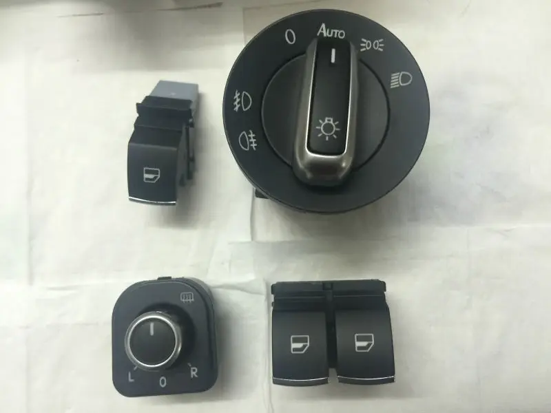 Бесплатная доставка переключатель окна зеркало фар для Volkswagen VW passat B6 Eos Golf GTI mk 5 6 4