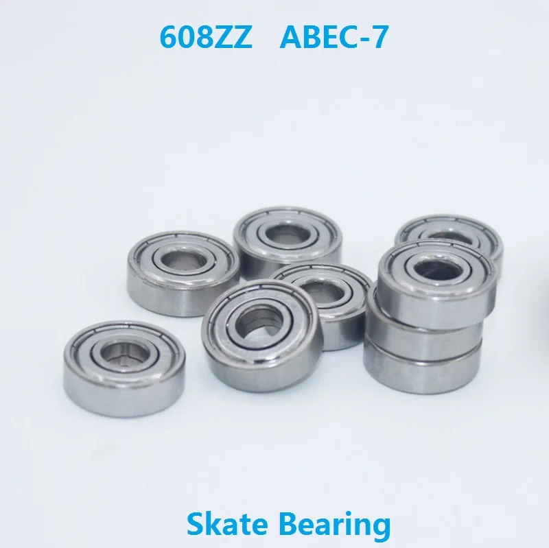 1000 шт./лот 608ZZ 608Z подшипник 608 ZZ ABEC 7 8*22*7 мм скользящие роликовые подшипники