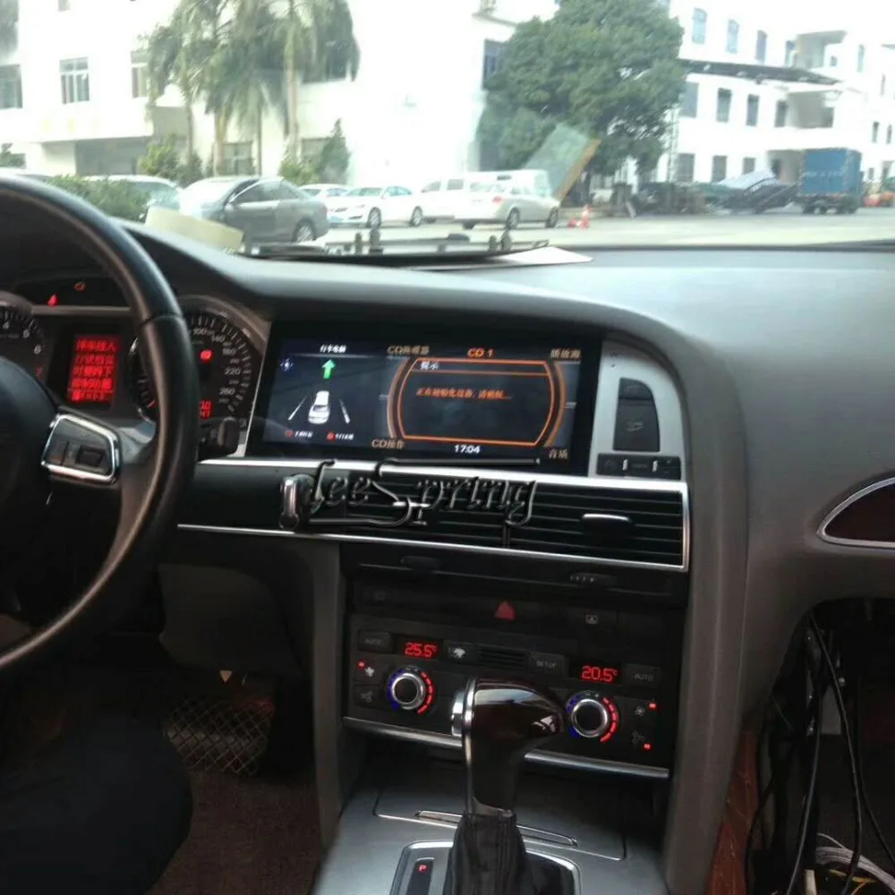10 25 дюймовый автомобильный мультимедийный плеер Android для Audi A6 A6L gps навигатор 2005