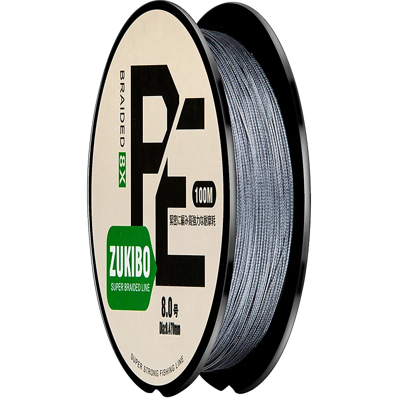 ZUKIBO 100M 150M 300M PE Braided Fishing Line 4/8 Stands 8-100LB for Carp Fishing Super Strong Japan Multifilament Line pesca