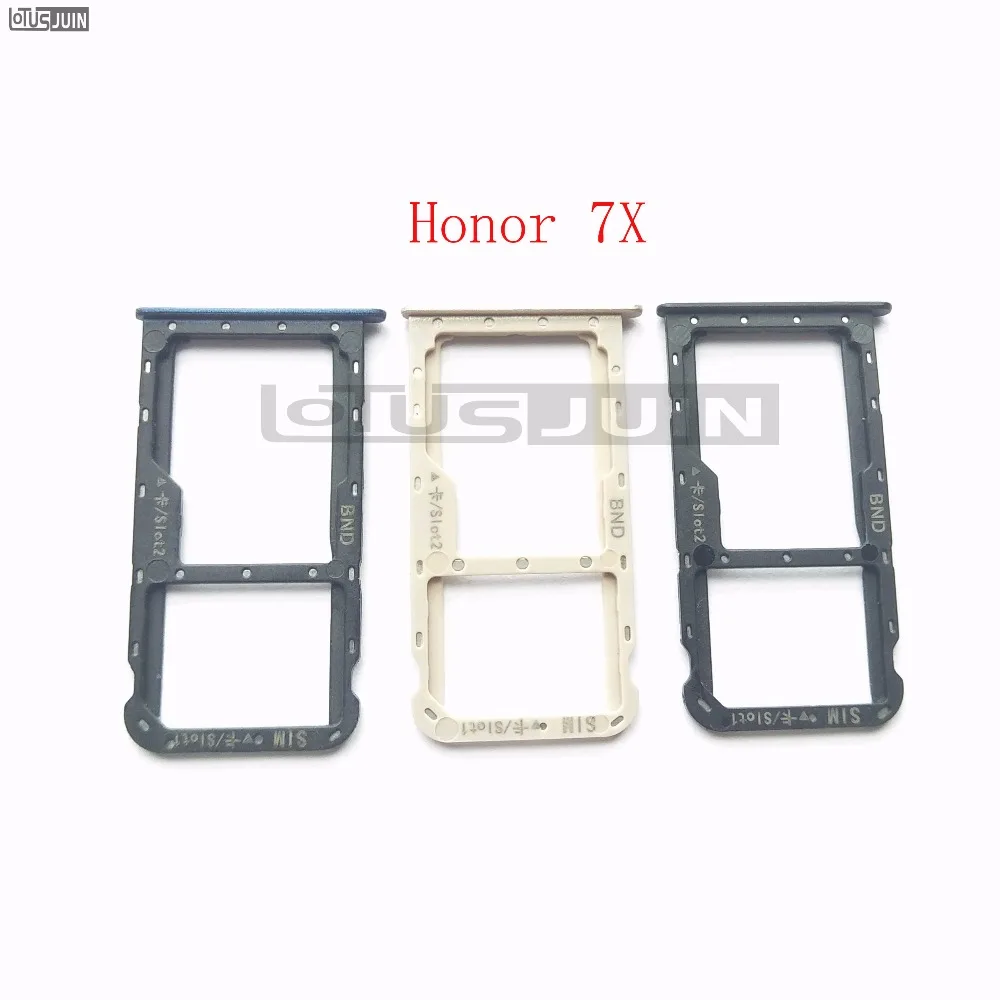 

1pcs New SIM Card Tray Slot Holder For Huawei Honor 7X color Sim Card