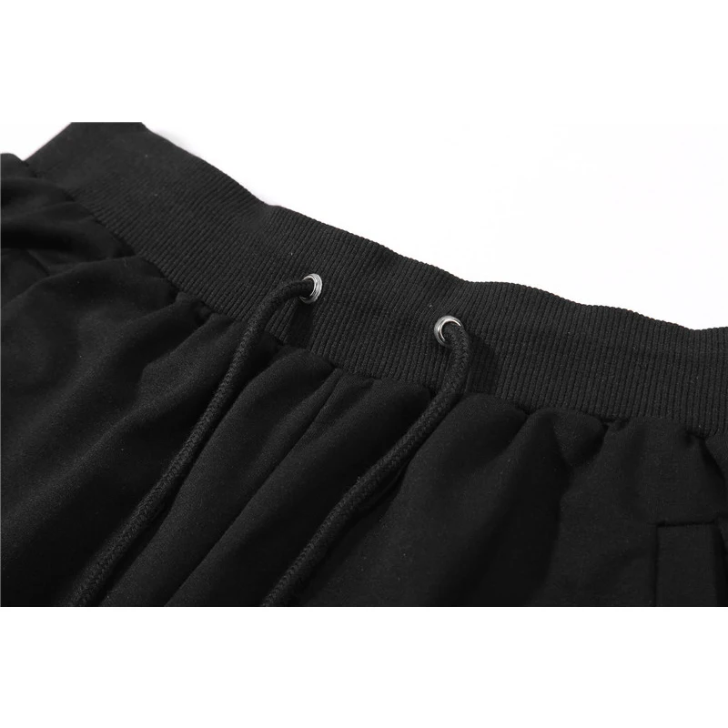 Мужские шорты с пламенем modis мужские эластичной резинкой на талии черные