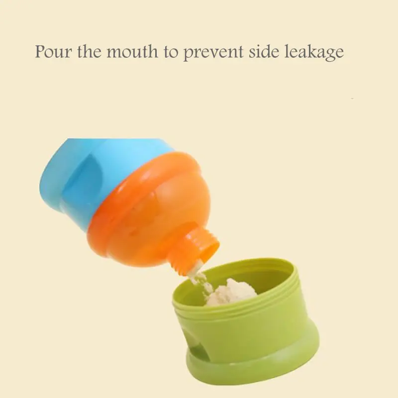 Портативный 3 х слойные стиль лягушки детское питание коробка для хранения из