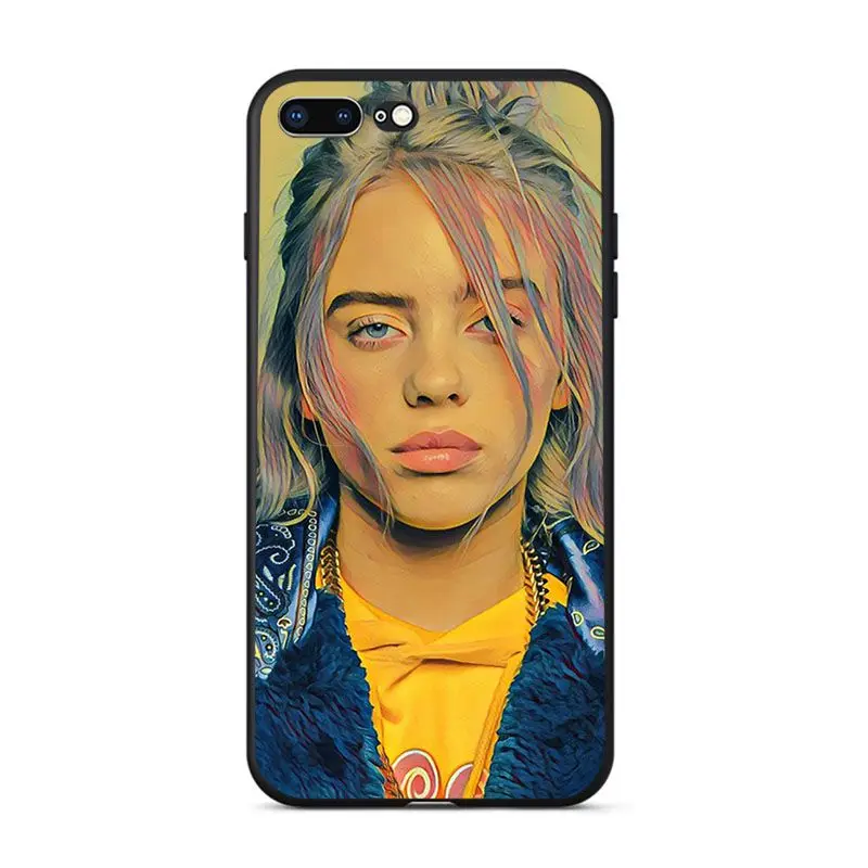 A4 Babaite Billie Eilish с рисунком Чехлы для мобильных телефонов Чехол для iPhone 11 pro max 8 7 6 6S Plus 5 5S SE XR X XS MAX чехол - Цвет: A4