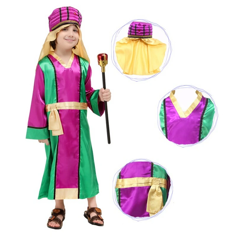 Детские костюмы на Хэллоуин короля маскарад карнавал косплей Дубай Аравия