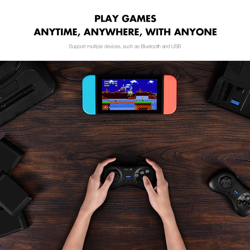 8bitdo M30 Bluetooth/2,4G Беспроводной геймпад для Windows Android переключатель PC MAC Паровая баня