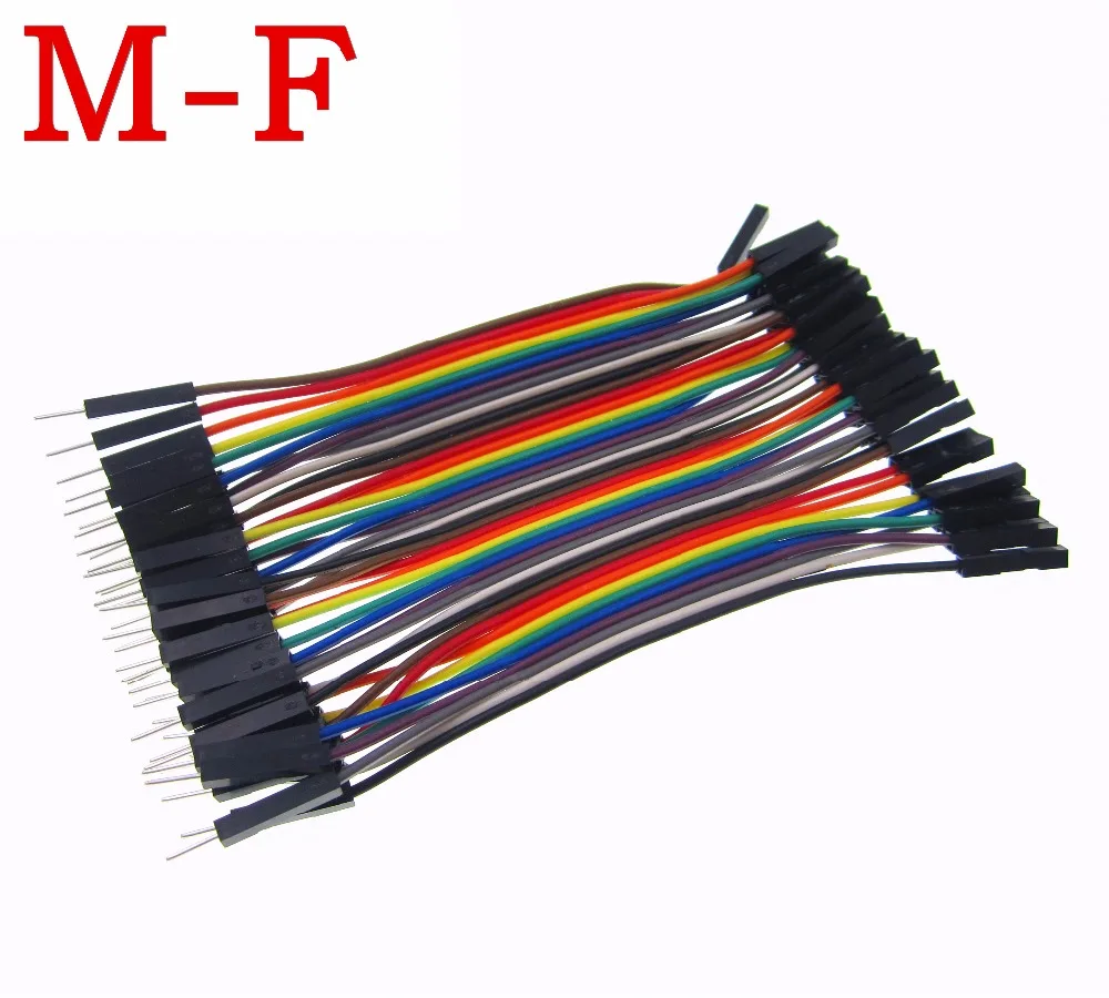 

new 1lot =400pcs 10cm 2.54mm 1pin 1p-1p male to female jumper wire Dupont cable for
