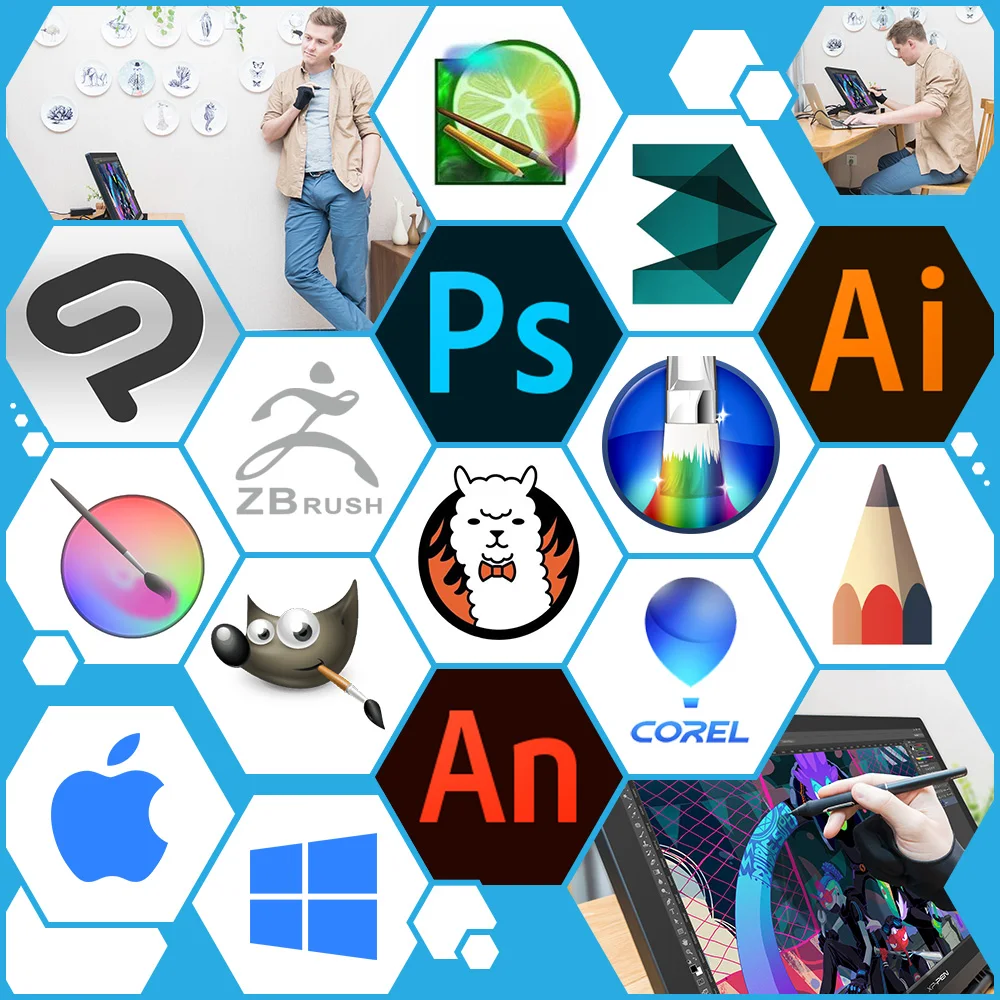 Artist22 Pro XP-Pen дисплей дюймов графический монитор 1080x1920 FHD цифровой чертежный монитор с регулируемой подставкой 21,5 Дюймов 8192