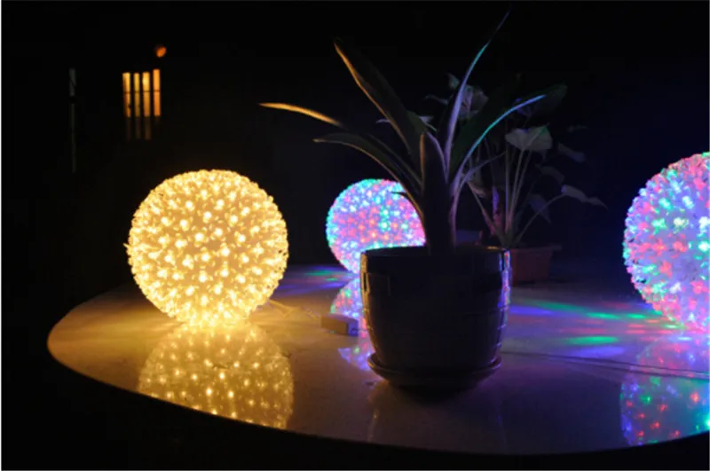 Новинка Вишня в цвету 50/100/150/200 светодиодов цветок строка светильник RGB Красочная Фея светильник ing лампа 220 в ЕС для Свадебная вечеринка Декор