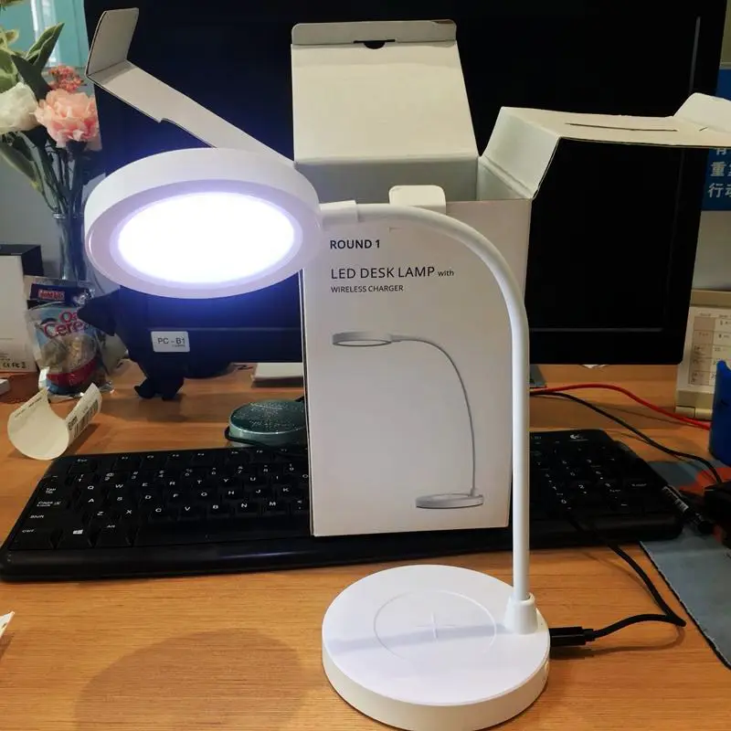 Новейшая USB Гибкая настольная лампа светодиодная складная защищенная от глаз