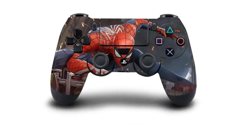 1 шт Мстители Железный человек паук PS4 Кожа Наклейка виниловая для PS4 playstation 4 Dualshock 4 контроллер наклейка КОЖА - Цвет: QBTM0619