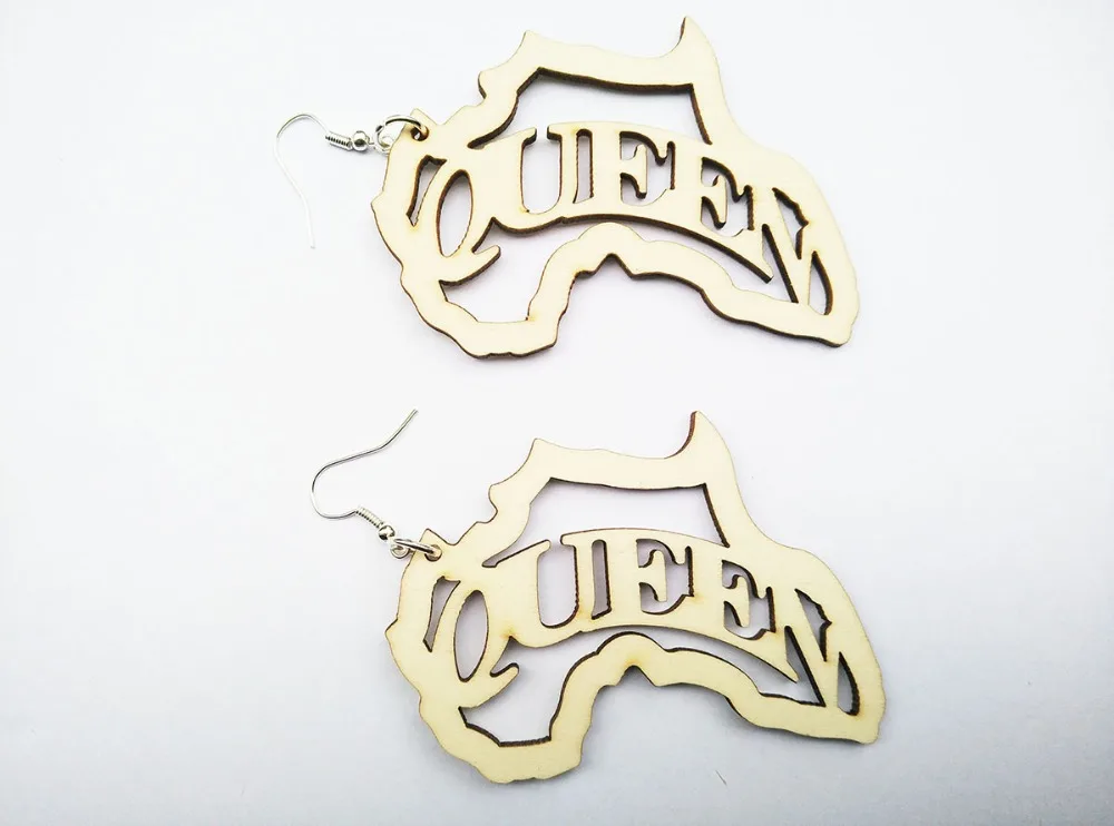 Бесплатная доставка 5 пар/лот 7 см (3 дюйма) пустая Африканская Карта натуральный