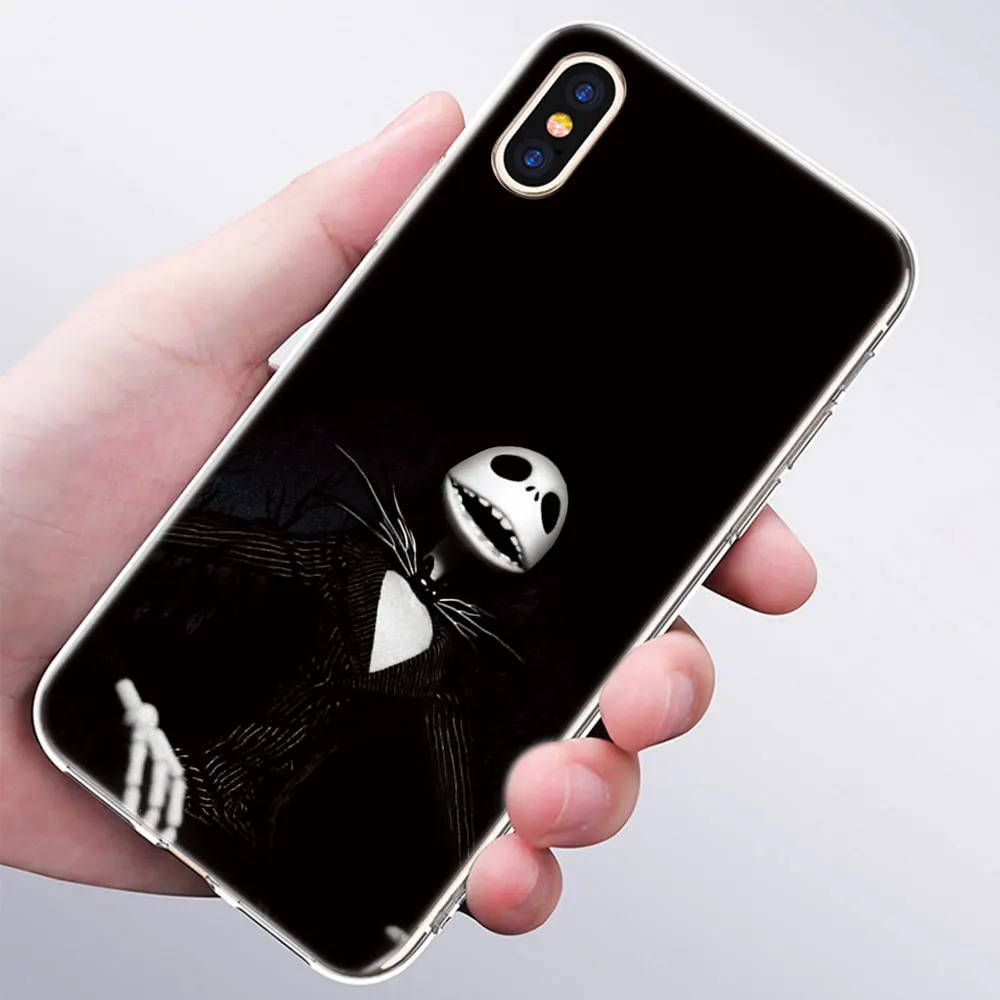 015 Модный силиконовый чехол Jack skellington для Apple IPhone 11 Pro XS Max X XR 7 8 6 6s Plus 5S SE TPU мягкий чехол для телефона s - Цвет: 015