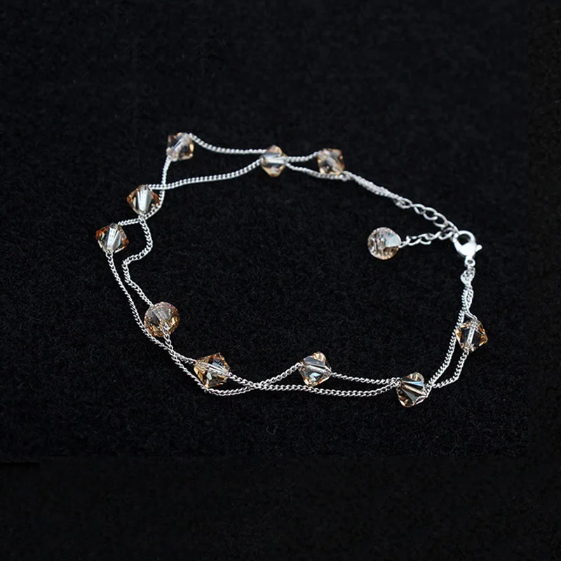 BAFFIN красочные бусы цепь Шарм Браслеты кристаллы от Swarovski элементы Многослойные браслеты женские ювелирные изделия одно направление