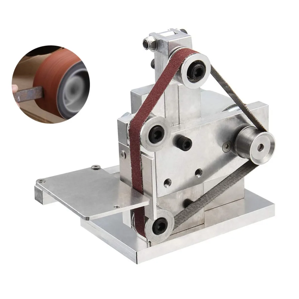 110/240V Mini DIY Electric Belt Grinder Sander Polishing Grinding Machine Edge Sharpener Metal Wood Sanding Machines EU/US PLUG |
