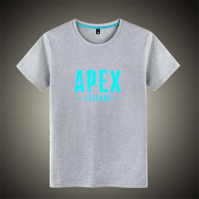 Маска как подарок светящаяся APEX legends футболка с круглым вырезом для мужчин и