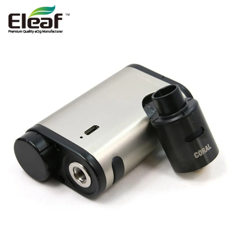 Eleaf istick Пико SQUEEZE с коралловым squonk starter kit 6.5 мл RDA коралловый распылитель и 50 Вт