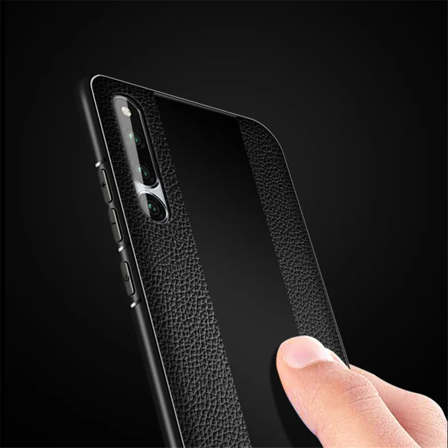 Для Huawei Honor Magic 2 PU кожаный чехол для телефона magic2 TPU мягкая граница стекло