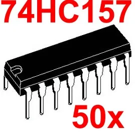 

( 50 pcs/lot ) 74HC157 Logic IC, DIP Package, CMOS