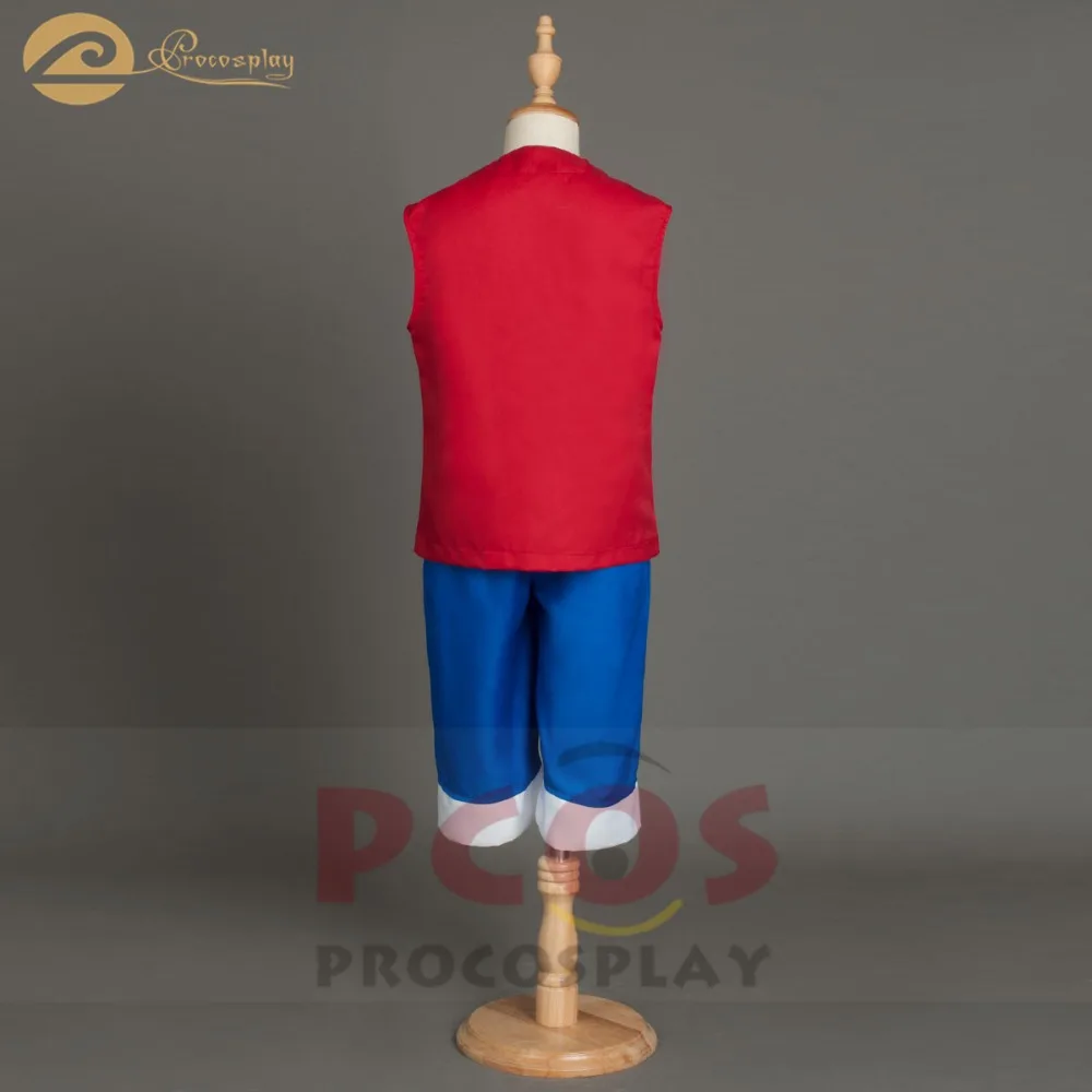 Костюм для костюмированной вечеринки с обезьянкой D Luffy соломенная шляпа пират