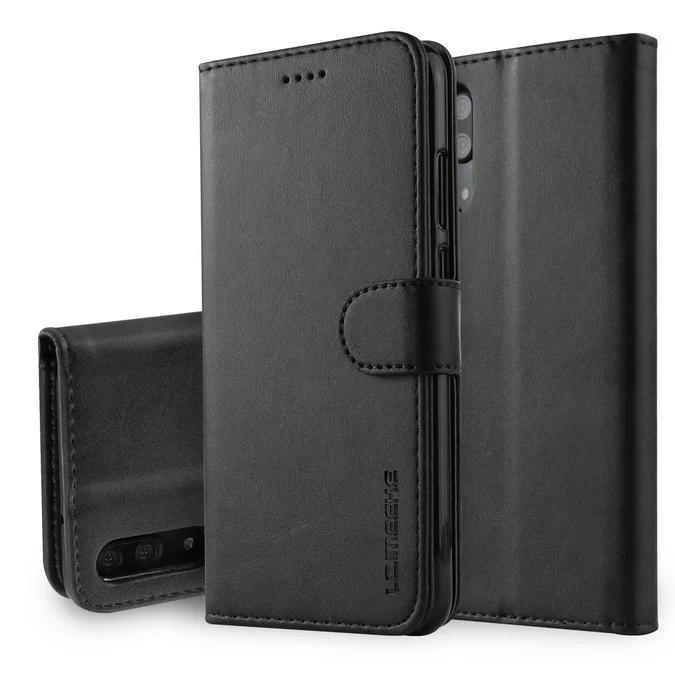 black Роскошный кожаный чехол-книжка на магните для huawei P30 Pro, чехол для huawei P20 Lite P10 mate 20 10 Nova 3E 4E, мягкий чехол-кошелек для телефона - Цвет: black