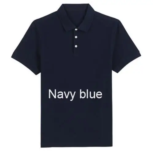 Navy blue l Xiaomi Mijia влагопоглощающая удобная и дышащая сухая Повседневная Молодежная мужская хлопковая рубашка поло с отворотом Мужская футболка - Цвет: Navy blue l