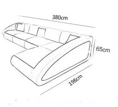 1 LOUNGE 3 SEATER Современный минималистичный толстый кожаный диван в форме углов первый слой кожаный диван-комбинация гостиной - Цвет: 1 LOUNGE 3 SEATER