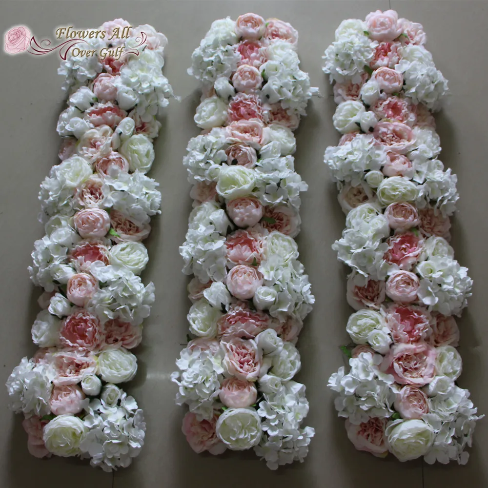 flowers all over gulf artificial arch flower row silk David Austin rose European Peony for road lead 10pcs/lot | Дом и сад