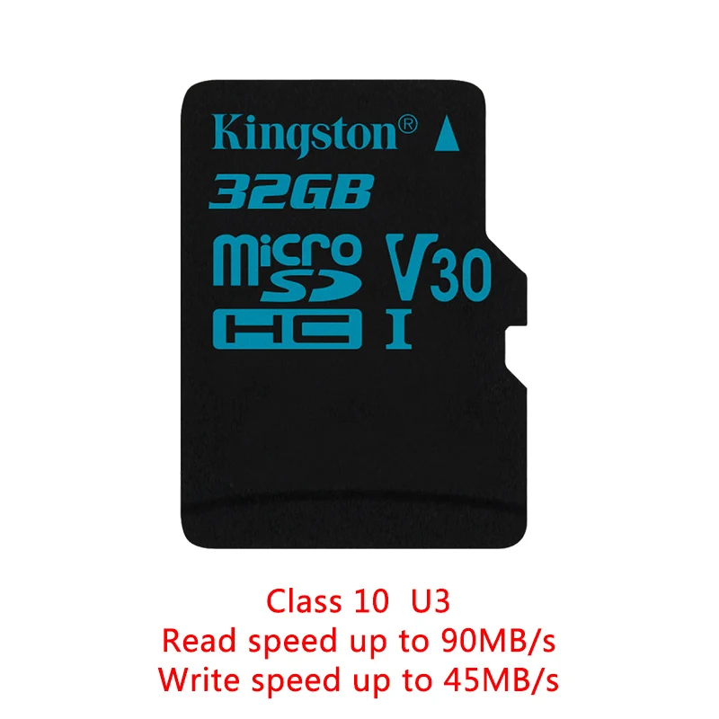 90MB U3 32GB Kingston 16 Гб Micro SD карта класс 10 sd-карта memoria 32 Гб мини SD карта 64 Гб TF карта UHS-I 128 Гб карта памяти для мобильного телефона - Емкость: 90MB U3 32GB