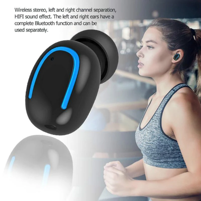 Bluetooth 5 0 наушники TWS мини Беспроводные спортивные гарнитура стерео с усиленными