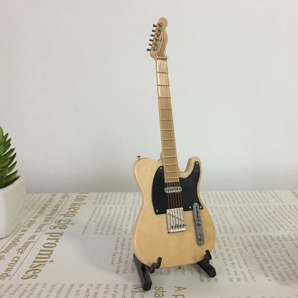 1/6 Mini детская игрушечная гитара музыкальный инструмент миниатюрная модель