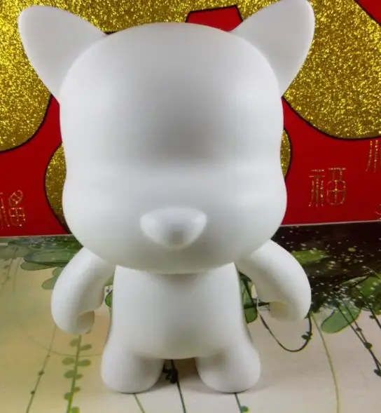 Munny силиконовая Платформа Дизайн Кукла DIY белая модель граффити ручная роспись детский Цвет заполняющий белый эмбрион игрушка - Цвет: Height 12CM