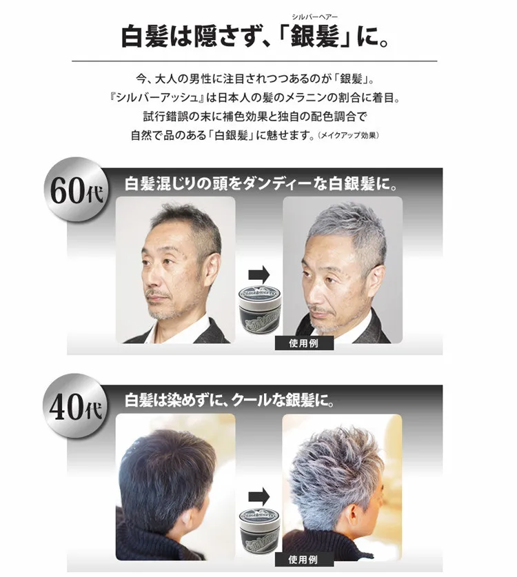 Одноразовая краска для волос воск белый серый синий фиолетовый 4 цвета на