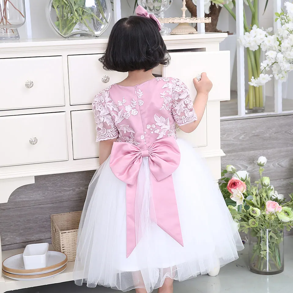 Cutestyles/Лидер продаж; платье с цветочным принтом для девочек; одежда для рождественских праздников; G-DMGD911-1184