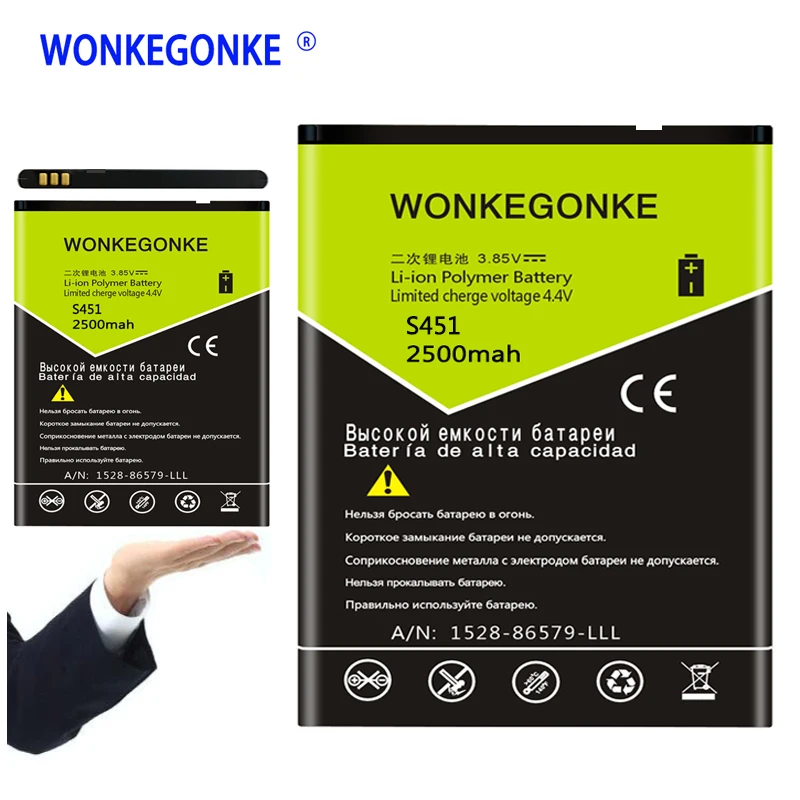 Аккумулятор WONKEGONKE для Ark Benefit S451 аккумулятор | Мобильные телефоны и аксессуары