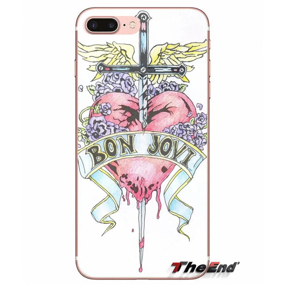 Чехол с логотипом Bon Jovi Rock Band Fly Wings для Huawei G7 G8 Ascend P7 P8 P9 Lite Honor 4C 5X 5C 6X Mate 7 8 9 Y3 Y5 Y6 II Pro |