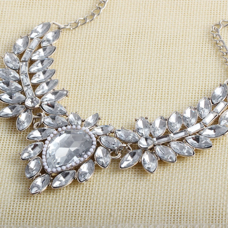Винтажный брендовый женский ошейник ожерелье и подвеска в виде кристалла|pendant