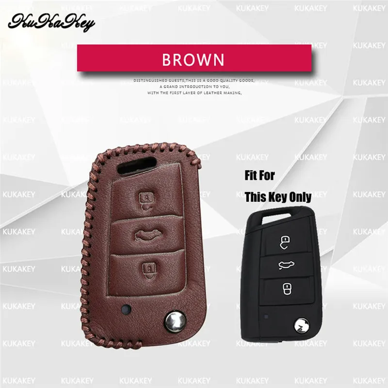 Смарт сумка для ключей KUKAKEY чехол сиденья Altea Ateca Ibiza Leon FR 2 натуральная кожа 3