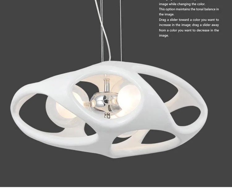 Итальянские Современные Полимерные подвесные светильники Dia 45 см миланские